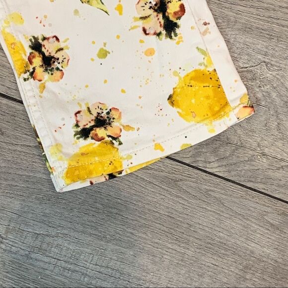 Anthropologie Pilcro & The Letterpress High Waisted Cropped Lemon Jeans - Picture 4 of 11